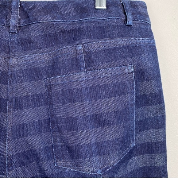 St.John denim patchwork high waisted jeans size 14 - Picture 9 of 14